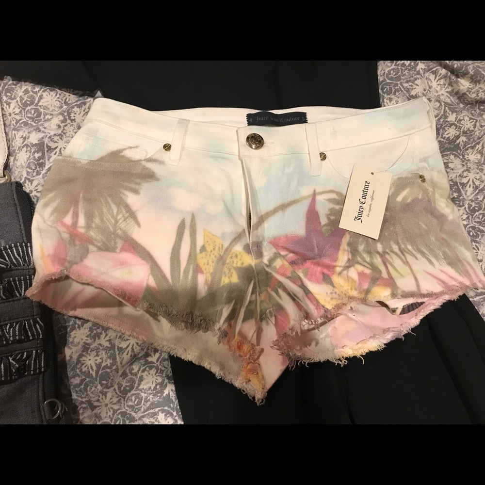 New juicy couture shorts Hawaii prints XS 26